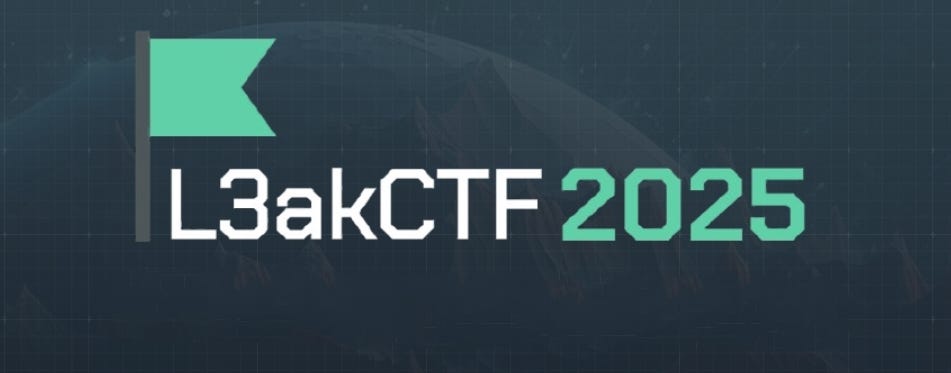 Cover image for L3akCTF 2025 Forensics Write-up
