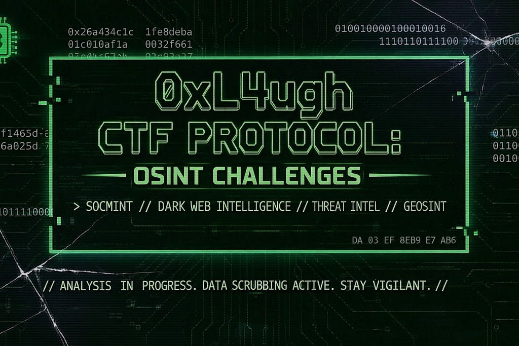 Cover image for 0xL4ugh CTF V5 OSINT Challenges