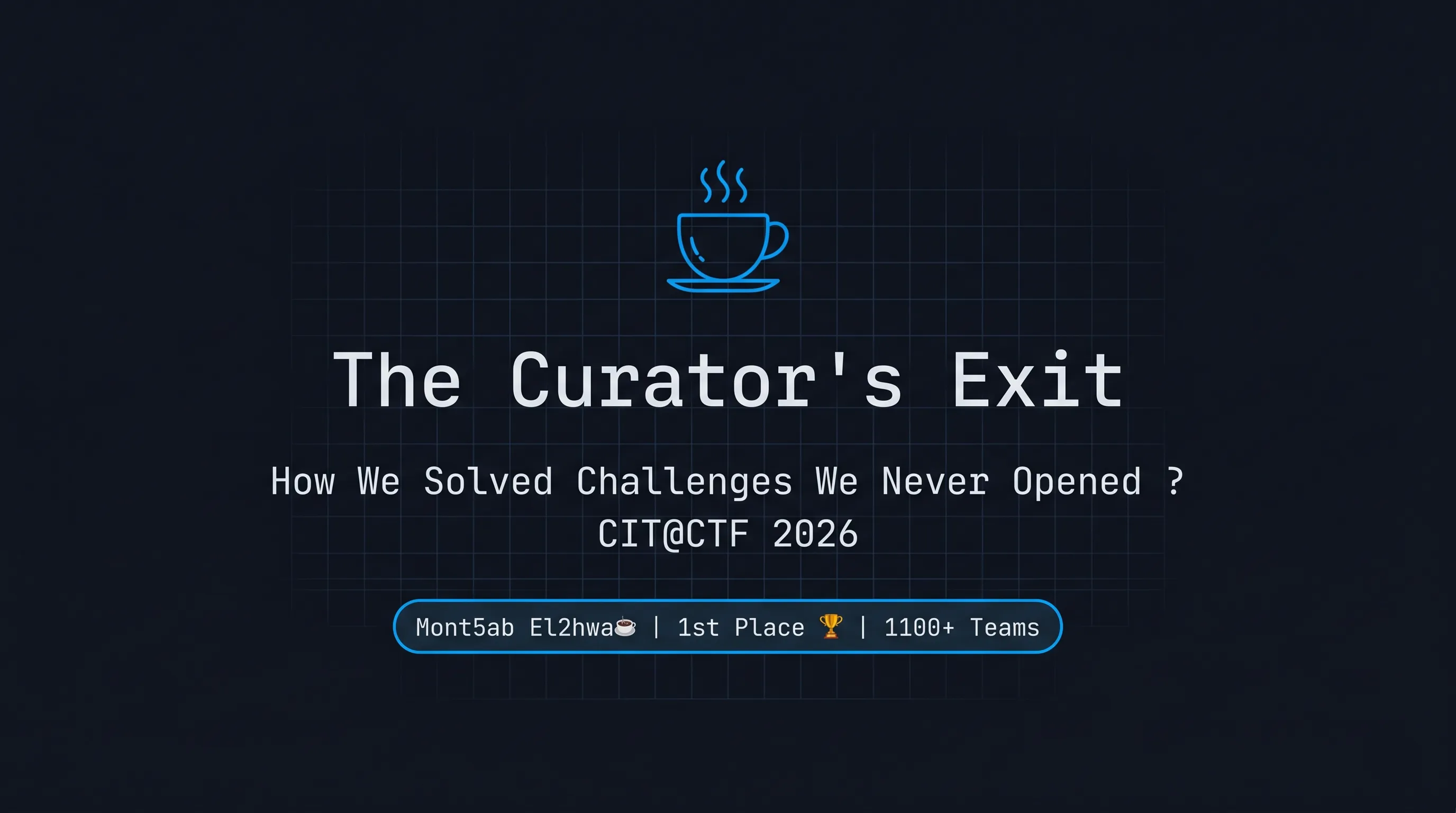 Cover image for The Curator's Exit