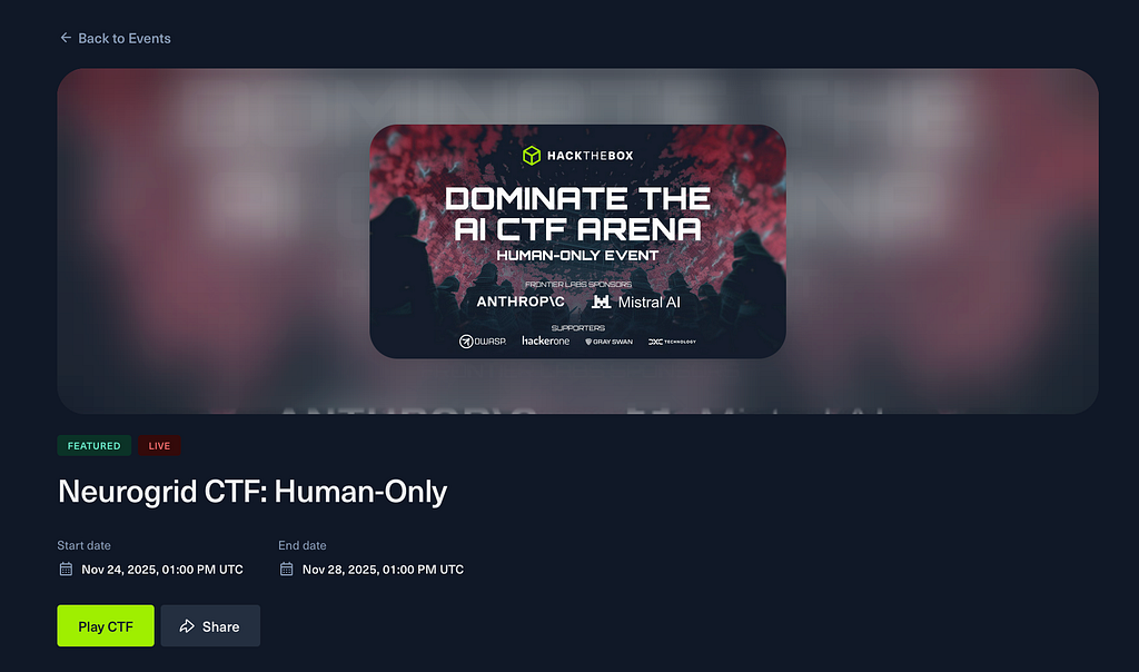 Cover image for HTB — Neurogrid CTF